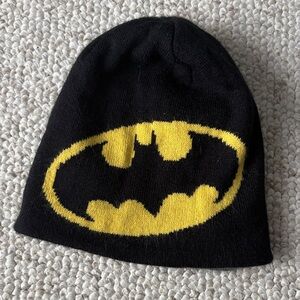 Black and Yellow Batman Beanie - reversible